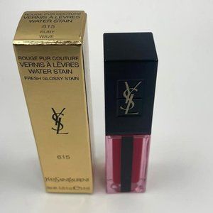YSL WATER STAIN LIP STAIN 615 RUBY WAVE BRAND NEW